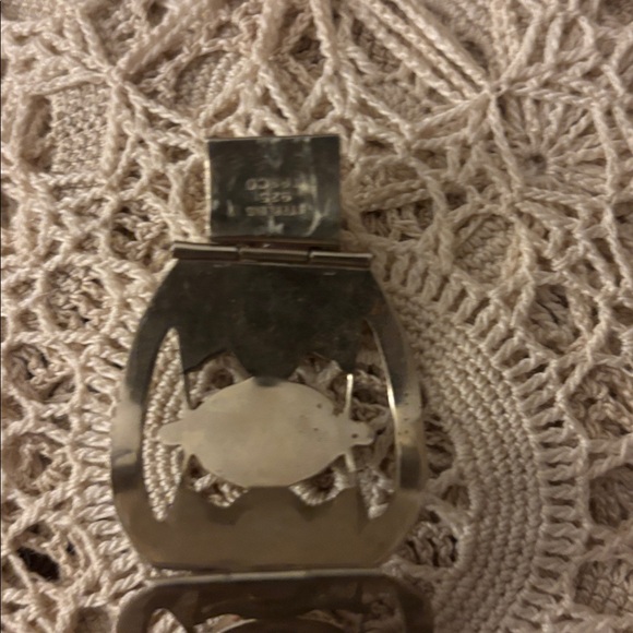 Vintage Sterling 925 Taxco link bracelet - Picture 4 of 13